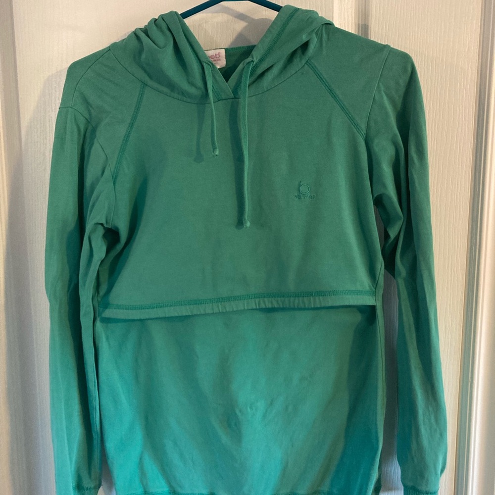 Green maternity light long sleeve